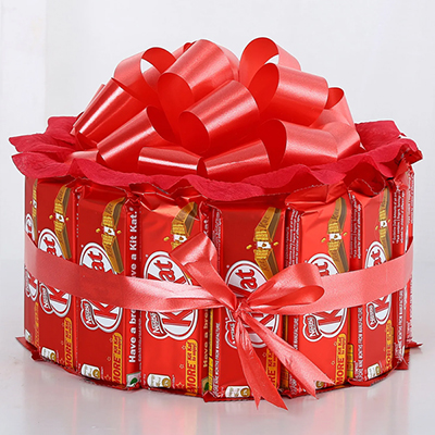 "Beautiful Kit kat Arrangement - Click here to View more details about this Product